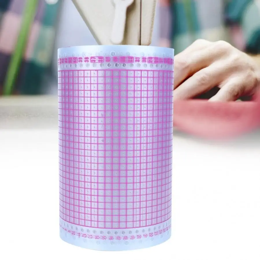 100 наборов нейлоновых открыток вязальной машины с 24 иглой прозрачный красный