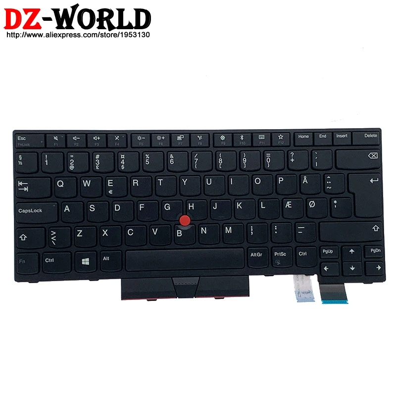 

Новая Оригинальная Датская клавиатура DK для ноутбука Lenovo Thinkpad T470 A475 T480 A485 Teclado 01AX455 01AX414 01AX373 01HX348 01HX388