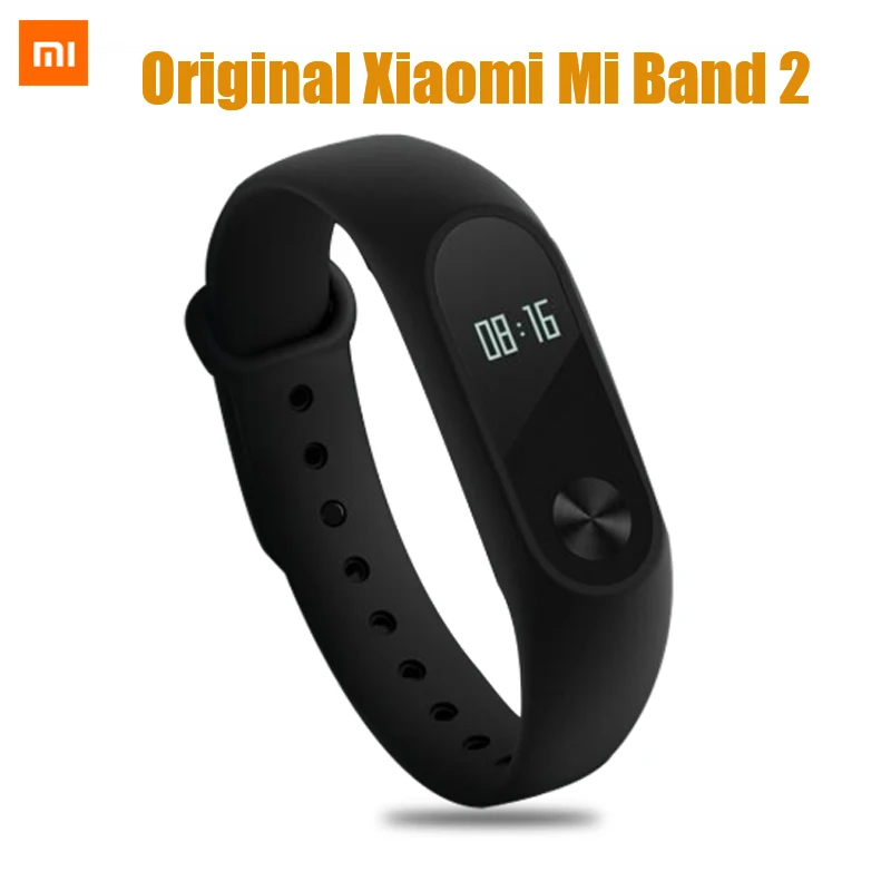 Оригинальный Смарт браслет Xiaomi Mi Band 2 Miband Bluetooth 4 0 с OLED экраном пульсометром фитнес
