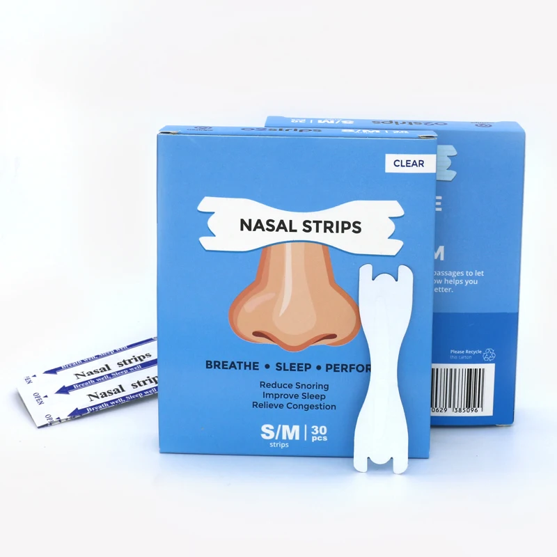 

300pcs/10box Transparent Nasal Strips Anti-Snore Patch Not Snore Have a Relax Sleeping Anti-snoring Patches Better Breathe
