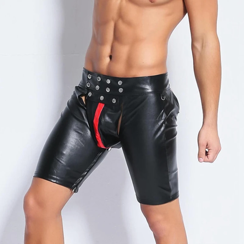 Сексуальное нижнее белье из искусственной кожи горячие экзотические мужские