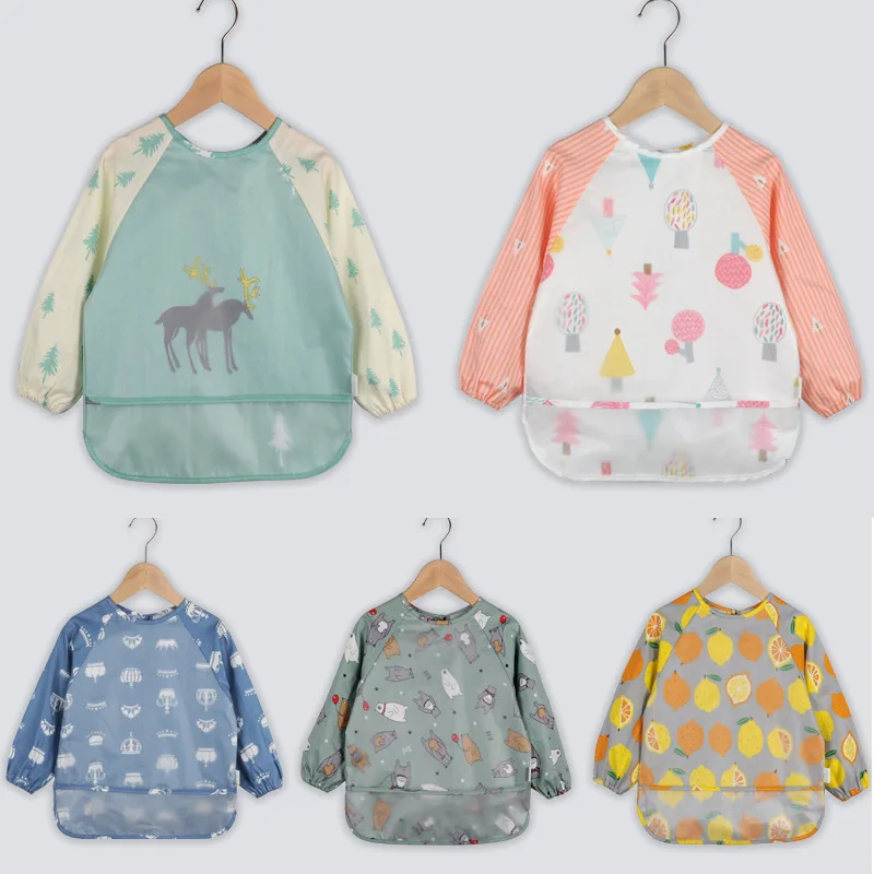 Детские вещи мультфильм ТРОЛЛЕР нагрудники водонепроницаемый младенческой едят