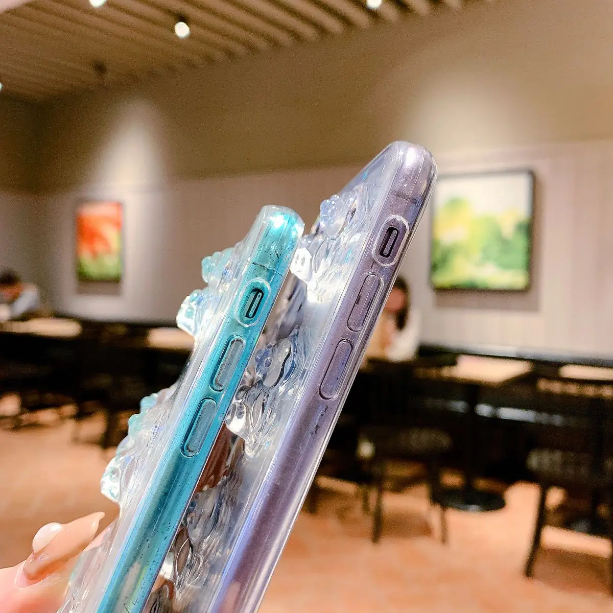 

6 bears transparent phone case for iPhone7 iPhone8 iPhone7p iPhone8p iPhoneX iPhone XS iPhone XR iPhone XS MAX
