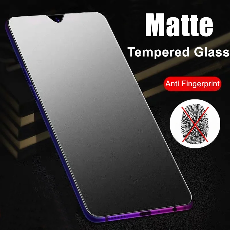 Матовое закаленное стекло без отпечатков пальцев для Samsung Galaxy S10E A50 A20 A30 A70 A40 A8 Plus A9