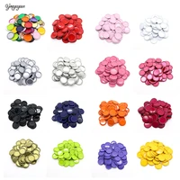 200pcslot 25mm inside colored round flattened bottle caps for diy hairbow crafts hair bows necklace jewelry accessories