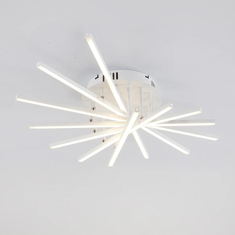 

Современный светодиодный алюминиевый потолочный светильник с пультом дистанционного управления, потолочный светильник для гостиной, 110-240 ...