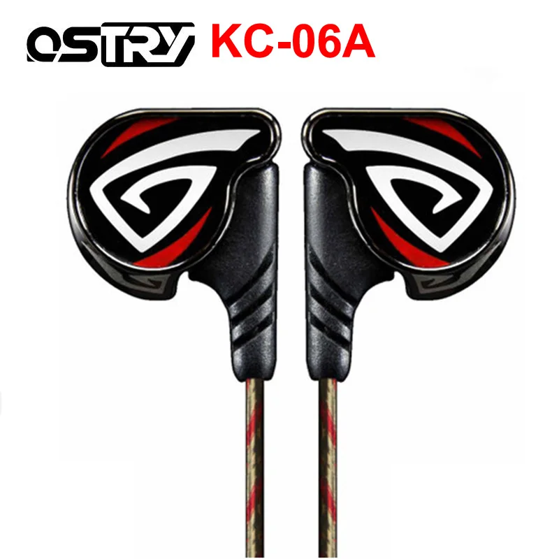 OSTRY KC06A (+ OS100 OS200 OS300 опций) Динамический HiFi наушники вкладыши процесс вакуумного
