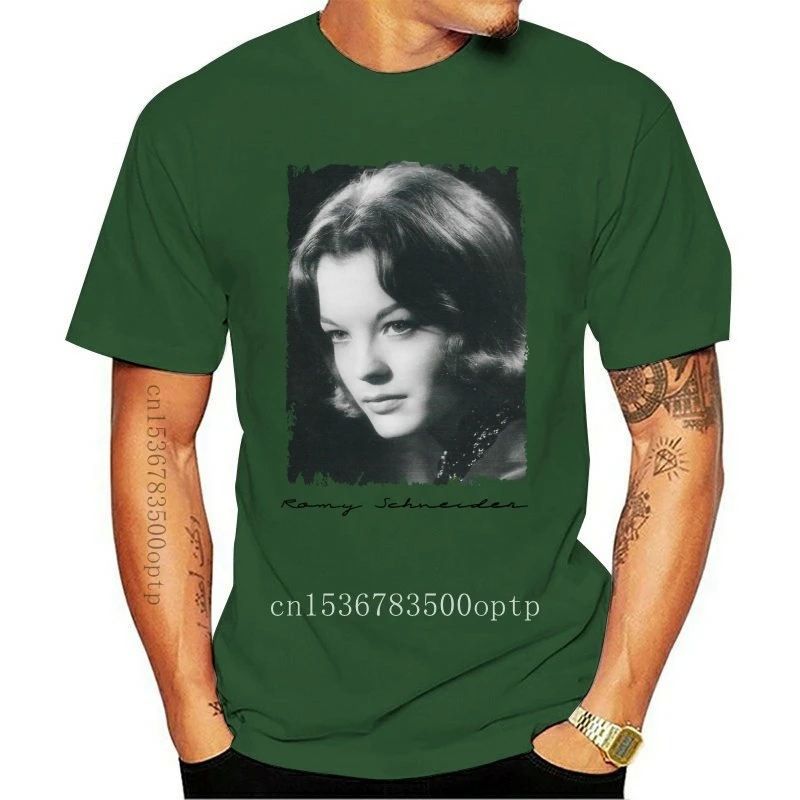 

Новая футболка Romy Schneider, Мужская футболка, белая, хлопковая, с круглым вырезом, хлопковые базовые модели футболок