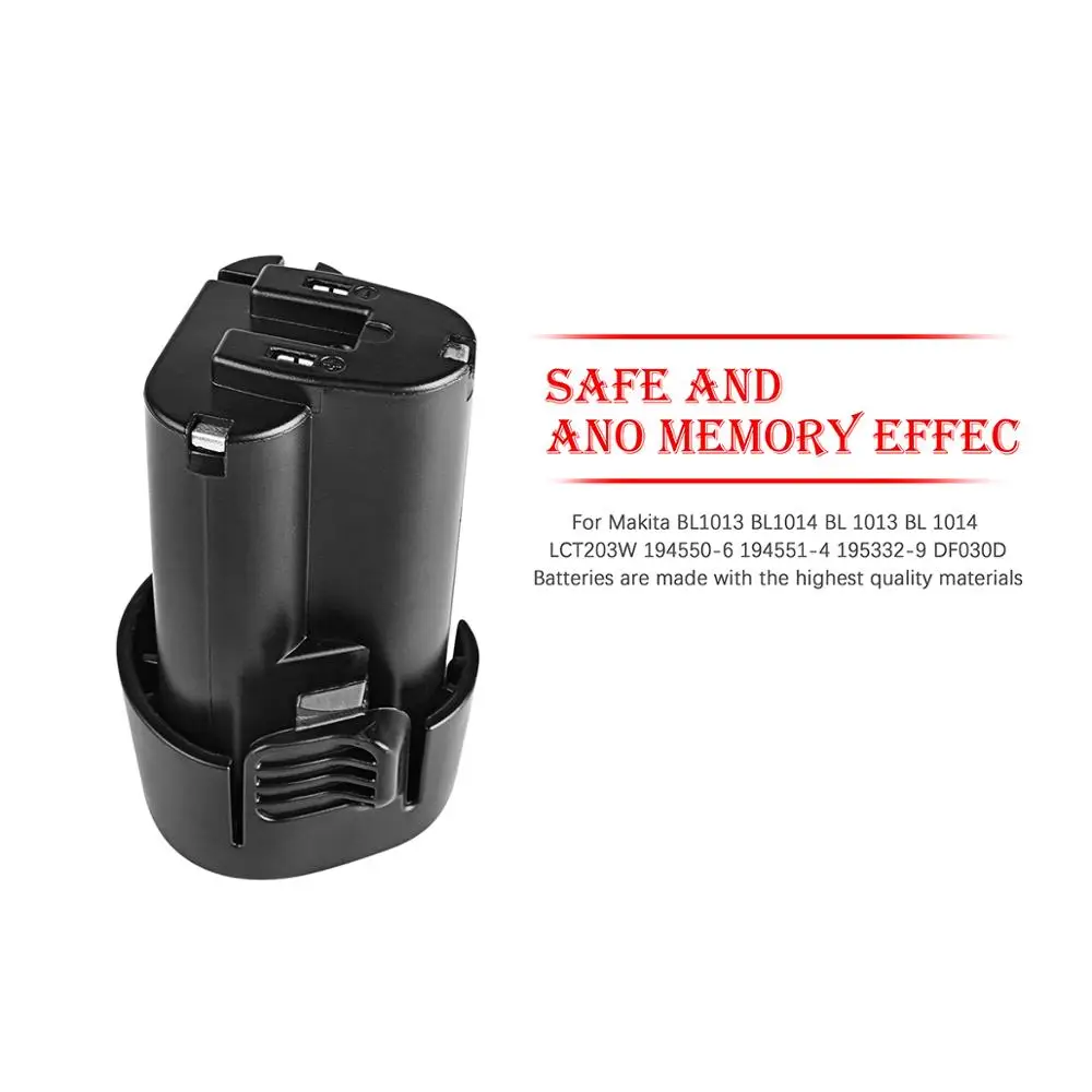 Литий-ионный аккумулятор bonacell для Makita BL1013 BL1014 BL 3000 10 8 LCT203W 1013-6 1014-4 194550-9 DF030D 194551 мА ·
