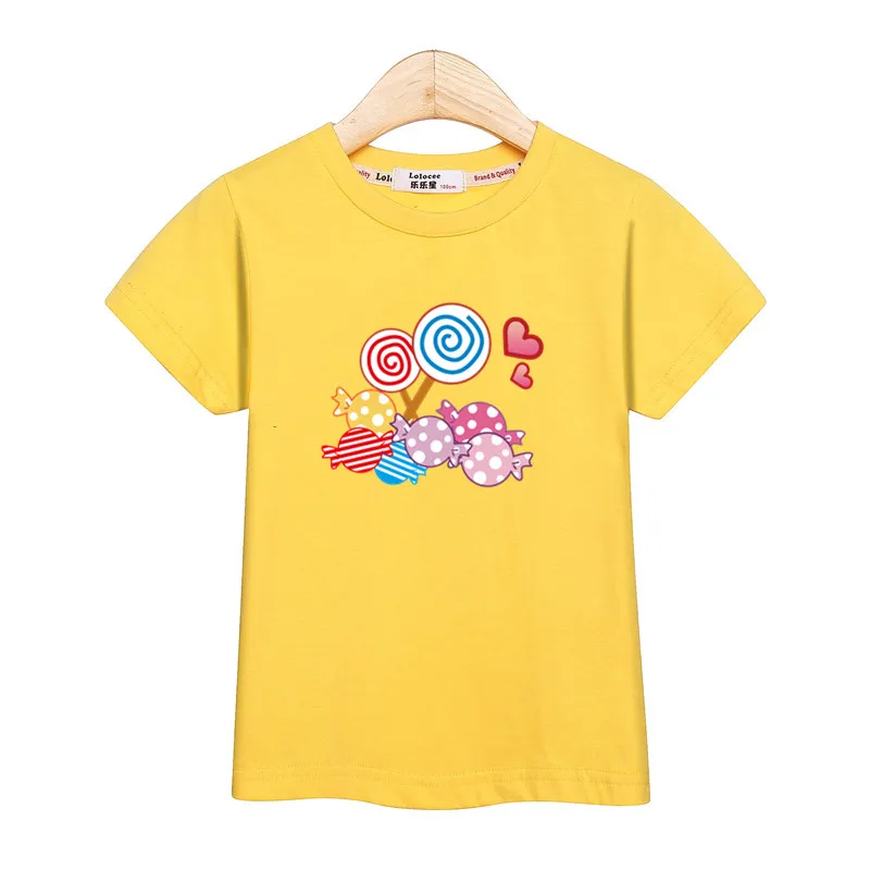 Милая хлопковая рубашка ярких цветов для маленьких девочек детские топы