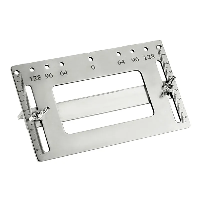 1 комплект ручка отверстие локатор дверную ручку и потяните Установка джиг из дерева, а также выставка деревянных полок Pin координатно-сверлильный отверстие направитель сверла Нержавеющая сталь