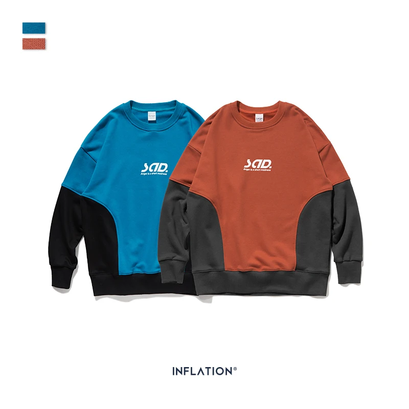 Мужская толстовка с дизайном &quotинфляция&quot мужская Толстовка свободного кроя