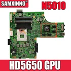 Бесплатный процессор 09909-1 для For DELL inspiron N5010 M5010 CN-0VX53T CN-052F31 48.4HH01. 011 оригинальная материнская плата mainboard HM57 HD5650 GPU