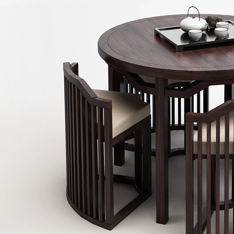 Луи Мода кафе столы Новый китайский стиль и стулья в сочетании современный