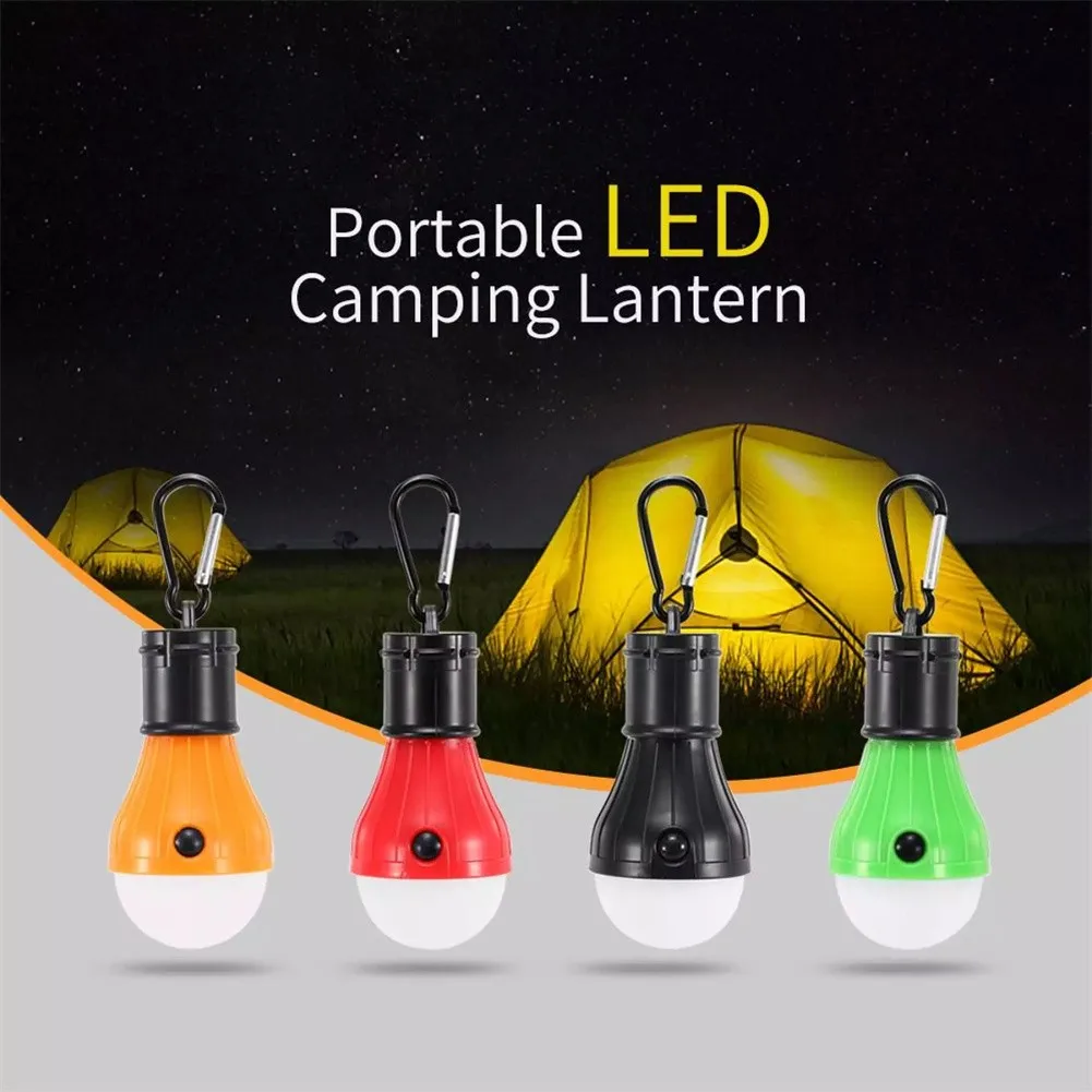 

Outdoor Camping Light With Carabiner Multi-purpose Tent Light Waterproof Mini Spherical Shed Light Three Working Modes Light