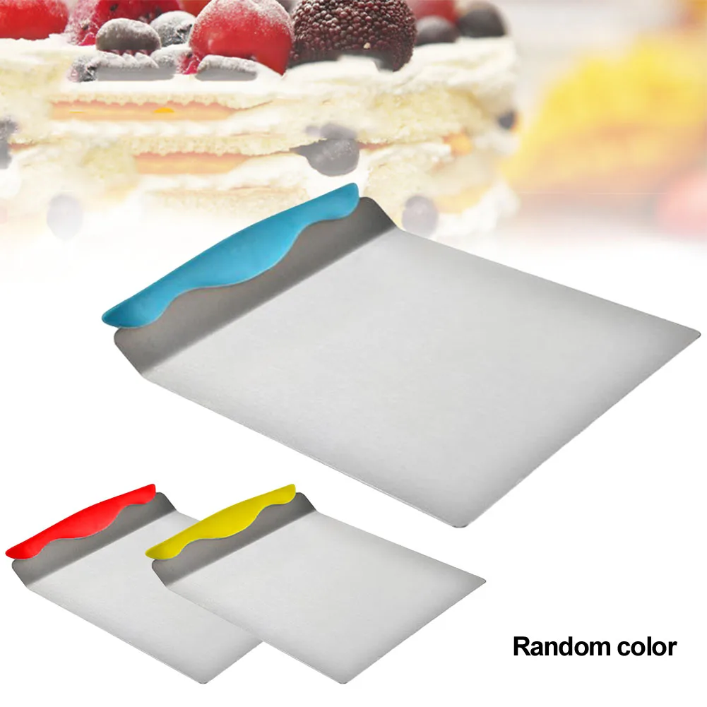 Лопатка для перемещения торта практичный скребок резки хлеба из нержавеющей