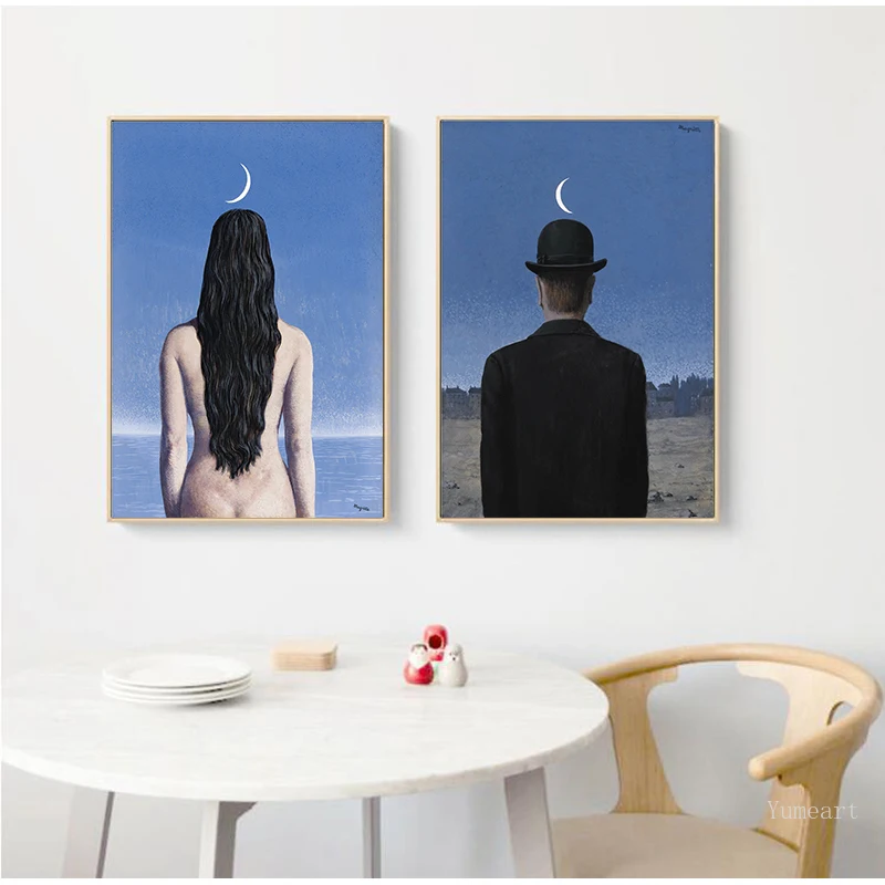 Художественный постер YUMEART Magritte сурреалистичное классическое произведение