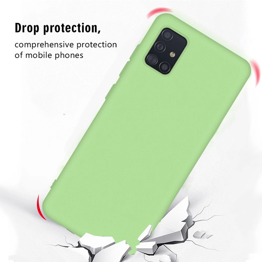 Фото Элегантный матовый чехол из мягкого силикона для Samsung Galaxy A01 A71 A51 A21S A41 A31 A91 A81 A21 A10E A20E: кокетливая защита телефона Элегантный матовый чехол из мягкого силикона для Samsung Galaxy A01 A71 A51 A21S A41 A31 A91 A81 A21 A10E A20E: кокетливая защита телефона