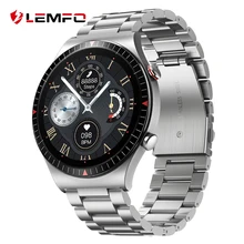 LEMFO Smart Watch Men Full Touch With Voice Assistant Bluetooth Call 4G RAM Music Smartwatch 2021 Waterproof For Android IOS