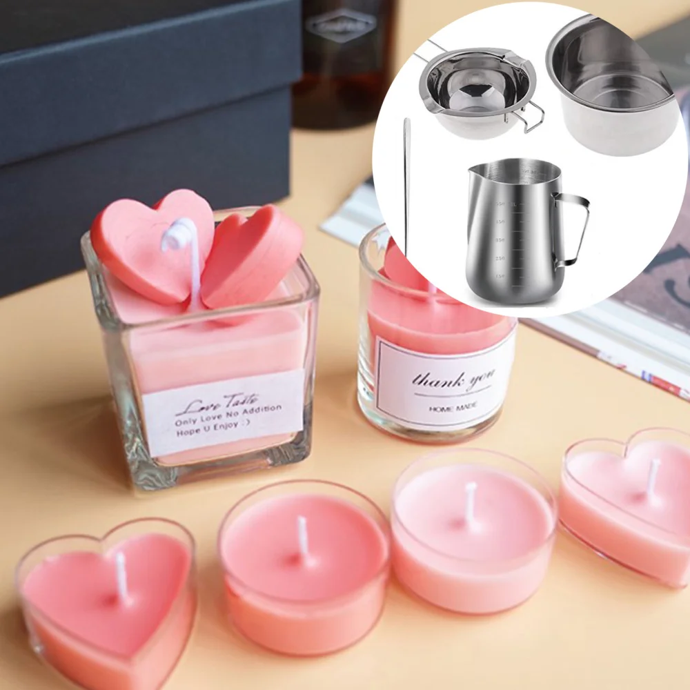 4 шт. Нержавеющая сталь пароварки ложки с длинной ручкой для отопки воска горшок