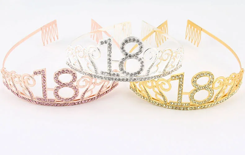 Корона на день рождения цифровая шляпа со стразами свадебные аксессуары для