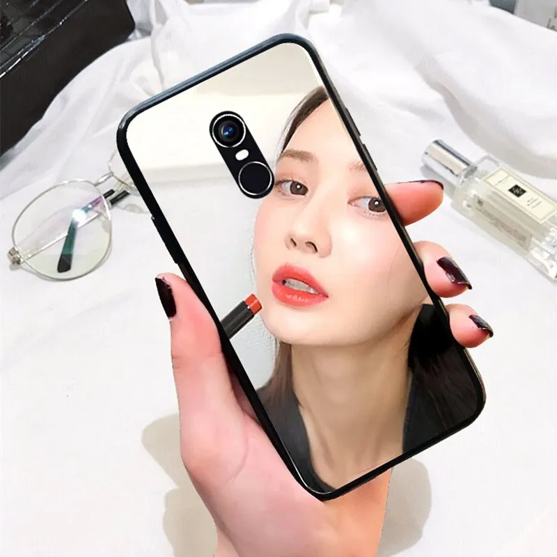 

Mobile Phone Case For Xiaomi Redmi 9 9AT 9A 8 8A 9C 9se Mirror Silicone Phone Cover Redmi K30 Pro K30S K30i Bling Crystal Case