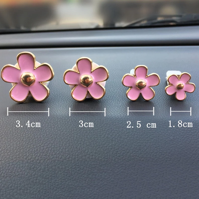 4 шт./компл. цветочный симпатичный освежитель воздуха для автомобиля зажим духов