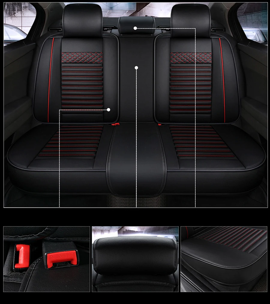 Пленка с полным покрытием из эко-кожи авто чехлы сидений искусственной кожи для