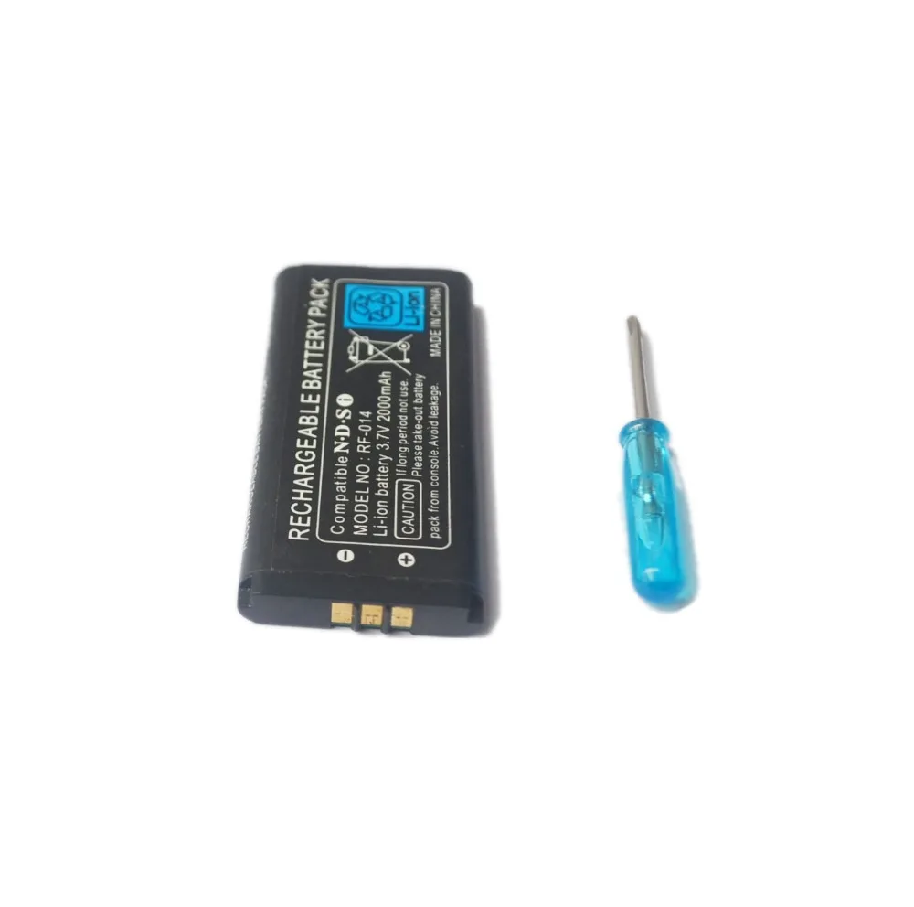 Перезаряжаемый литий ионный аккумулятор 3 7 в 2000 мАч с бесплатной отверткой набор