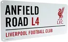 Ливерпуль Официальный Anfield Road L4 металлический уличный знак-многоцветный