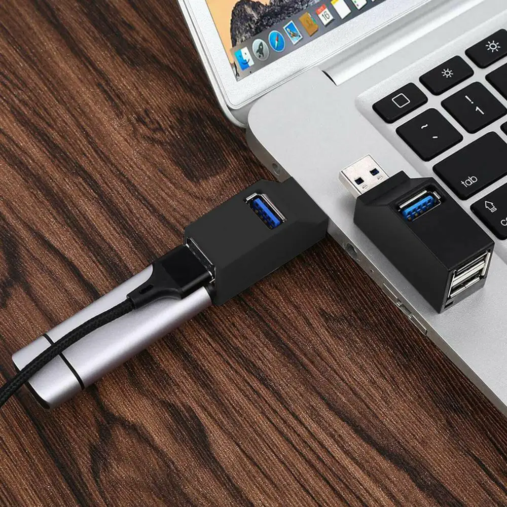 

USB 3.0 HUB Adapter Extender Mini Splitter Box 3 Ports for PC Laptop Macbook Mobile Phone High Speed U Disk Reader for Xiaomi