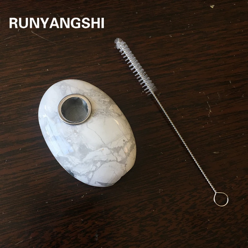 Runyangshi 1 шт. натуральный кварц белый бирюзовый руль кристальная курительная