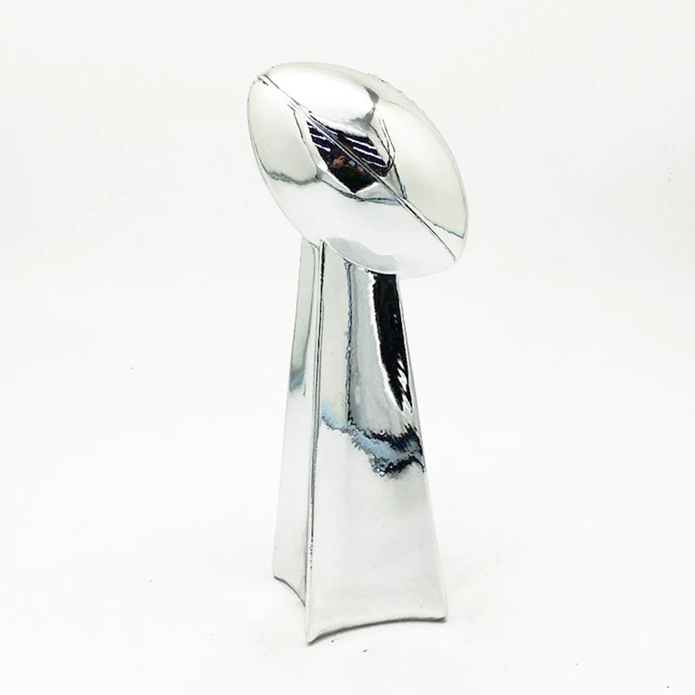 hot sale full size 52CM height Vince Lombardi Trophy aomei001 American Football Trophy Super Bowl Trophy Rugby Trophy