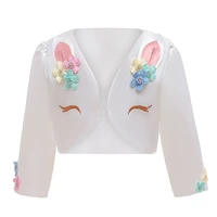 cartoon vest for girl unicorn dress for girls supporting clothing halloween costume party gifts long sleeve children jacket