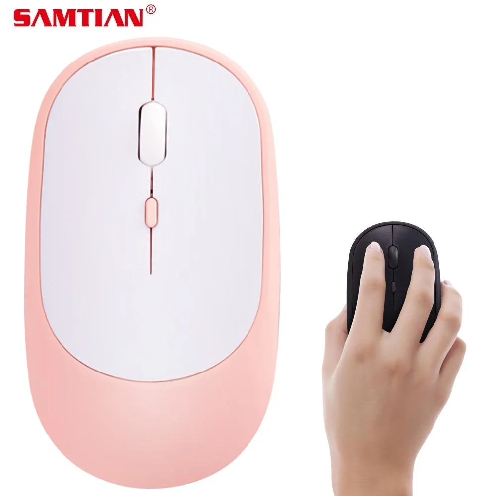 

Беспроводная мышь SAMTIAN 2,4G, USB Bluetooth мышь, игровая мышь для компьютера, ноутбука, бесшумная мышь