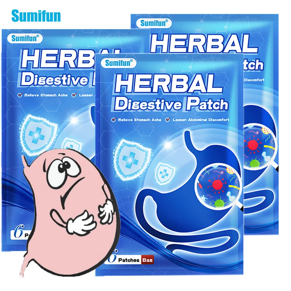 

90pcs Sumifun Stomachache Digestive Patches Gastric Ulcer Stomach Pain Gastritis Indigestion Diarrhea Dyspepsia Medical Plaster