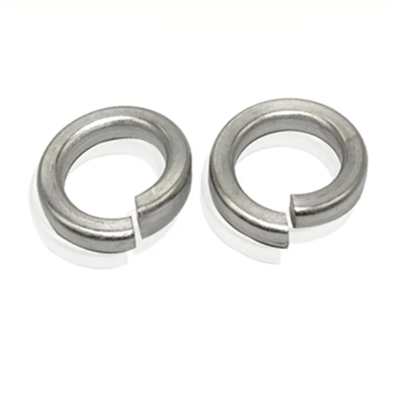 

1/50/100pcs GB93 A2 304 Stainless Steel Spring Split Lock Washer Elastic Gasket M1.6 M2 M2.5 M3 M4 M5 M6 M8 M10 M12 M16 M20 M24