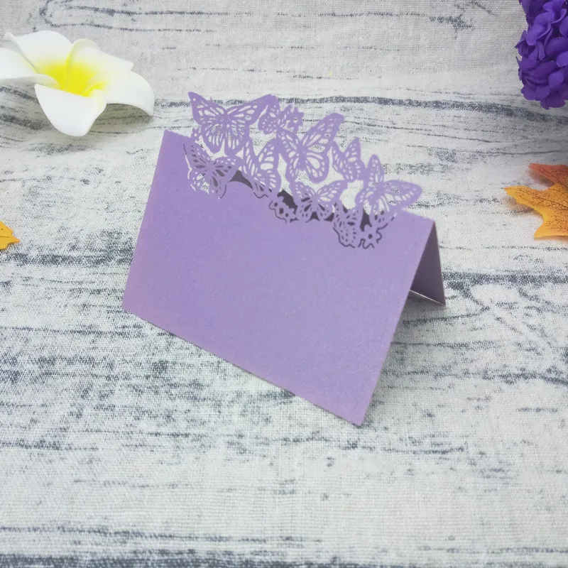 50 шт. лазерная резка Бумага виниловые карты одежда для свадьбы дня рождения