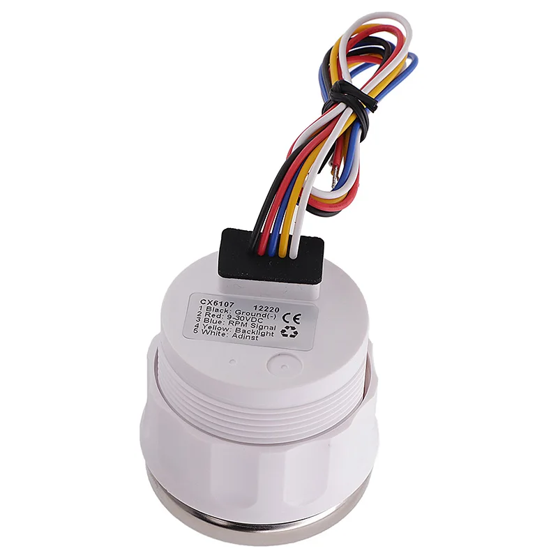 52MM автомобиль RPM Тахометр 3000-8000 об/мин Тачо метр с LCD час подходит для автомобиля