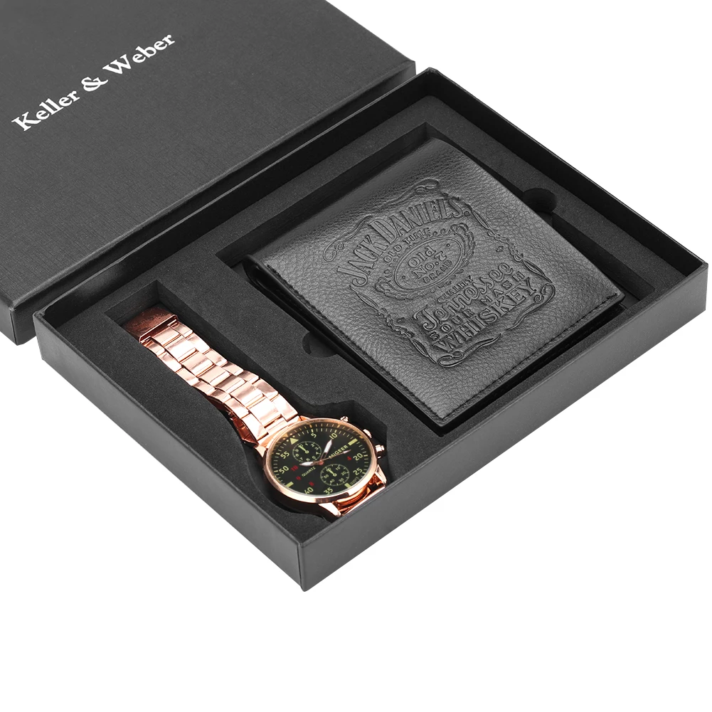 Деловые мужские кварцевые часы из нержавеющей стали ремешок для часов с откидной