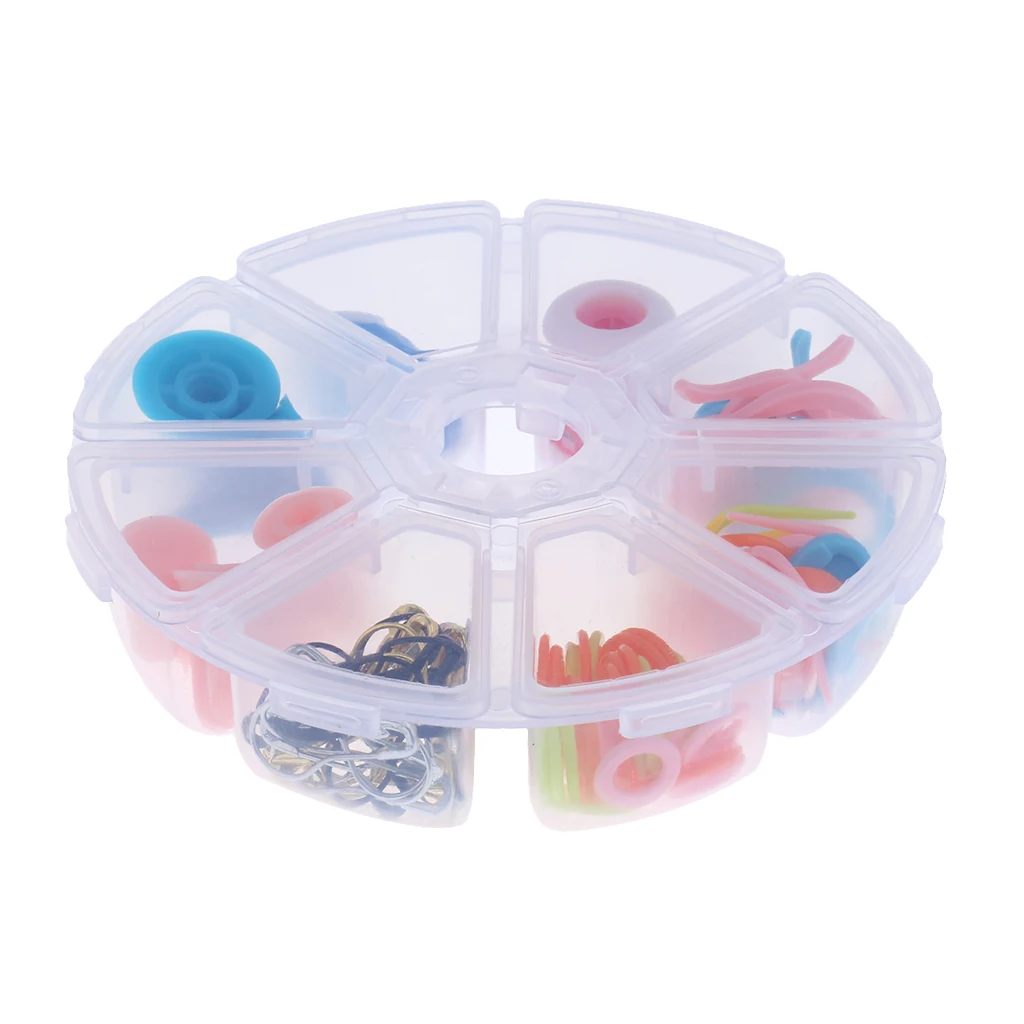 96 шт. набор для вязания крючком пластиковых маркеров|Швейные инструменты и