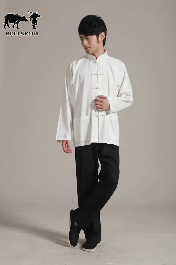 Китайский стиль китайская одежда костюм Тан мужской топ с коротким рукавом