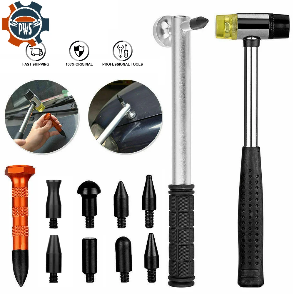 

Набор инструментов для ремонта вмятин без покраски кузова автомобиля инструменты для удаления вмятин без покраски резиновый молоток для в...