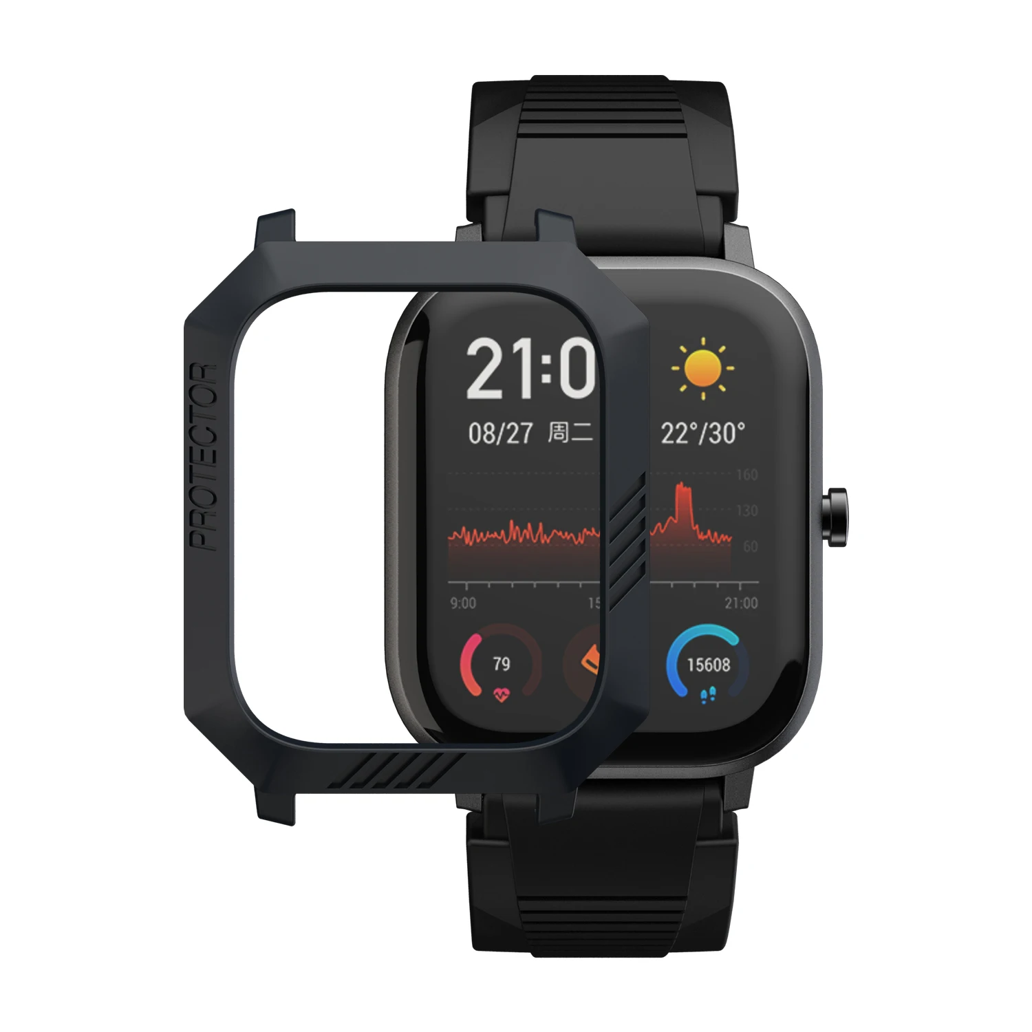 Чехол SIKAI для Xiaomi Huami AMAZFIT GTS защитная рамка часов зарядное устройство Amazfit умные