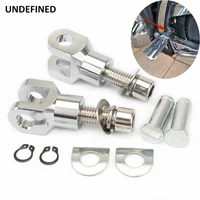 motorcycle foot peg mount footrest supports clevis hardware kit for harley softail fxst low rider super glide fxr fx 29mm chrome