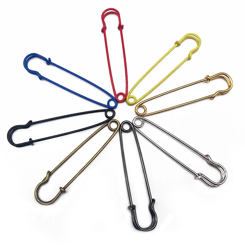 100 шт. большие металлические булавки брошь Пряжка для шаль свитера инструменты