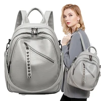 2021 female bag backpack fashion cute waterproof kawaii travel bag small leather school girl bags for women luggage bags