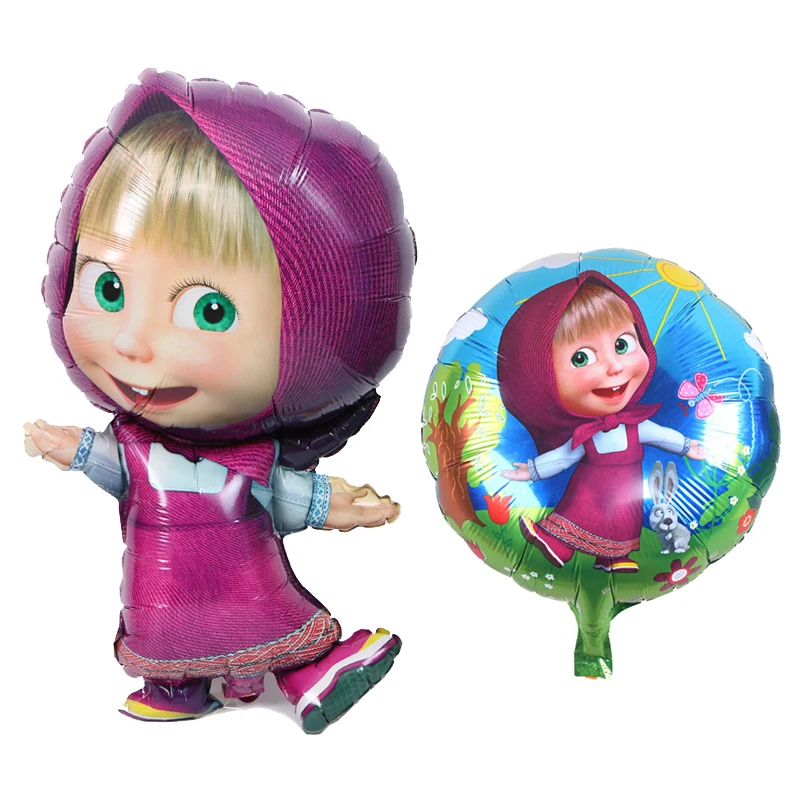 

Cartoon little girl balloon children's toy floating air ball baby birthday party decoration aluminum foil balloon baby shower