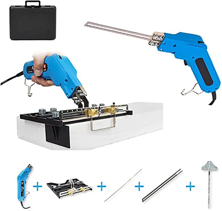 Cortador de espuma el&eacute;ctrico, m&aacute;quina de corte de poliestireno, cuchillo caliente, herramienta, cortador de cuerda, Kit de alambre caliente, pluma de corte de espuma, 150W-1