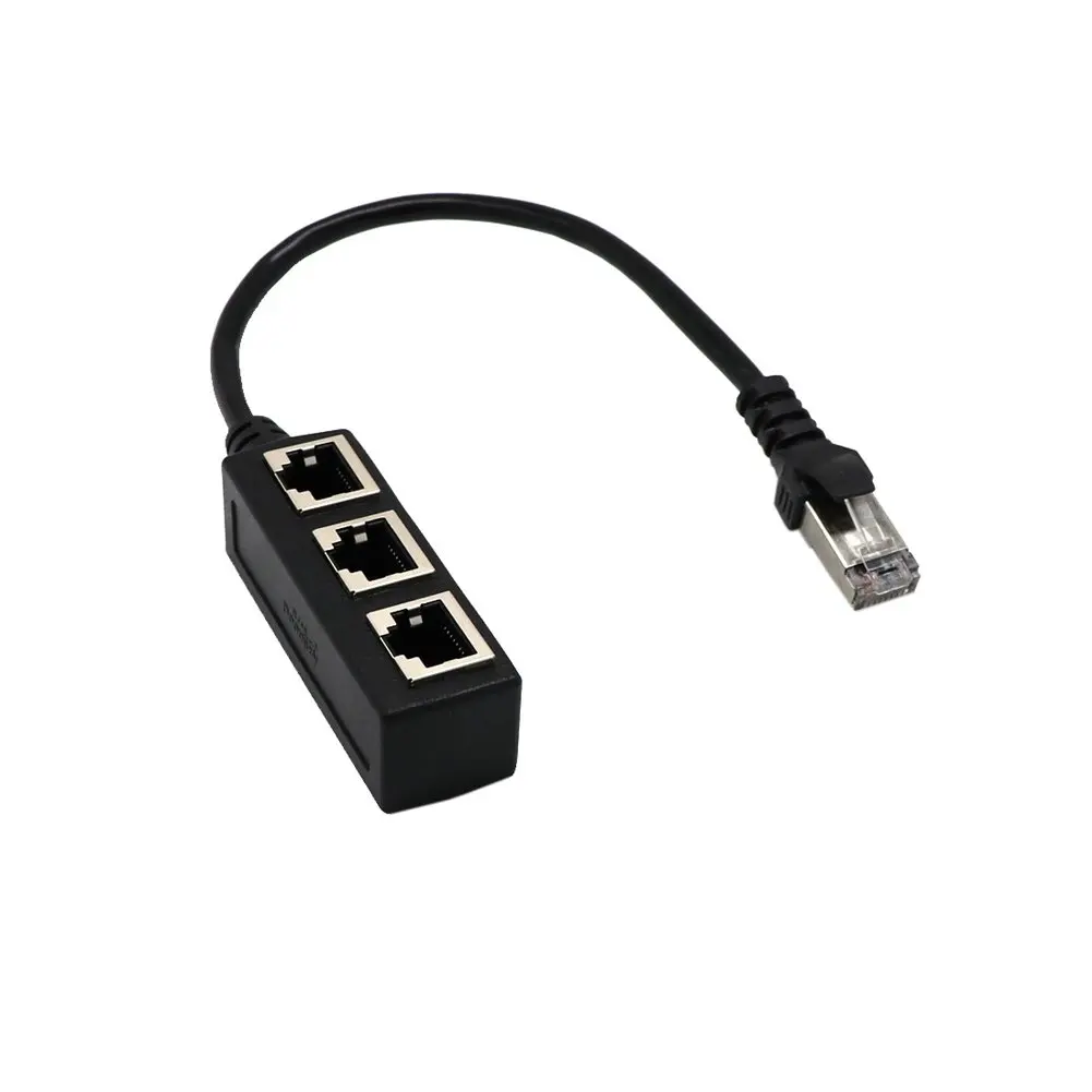 LAN Ethernet сетевой RJ45 соединительный сплиттер адаптер кабель для сетевого